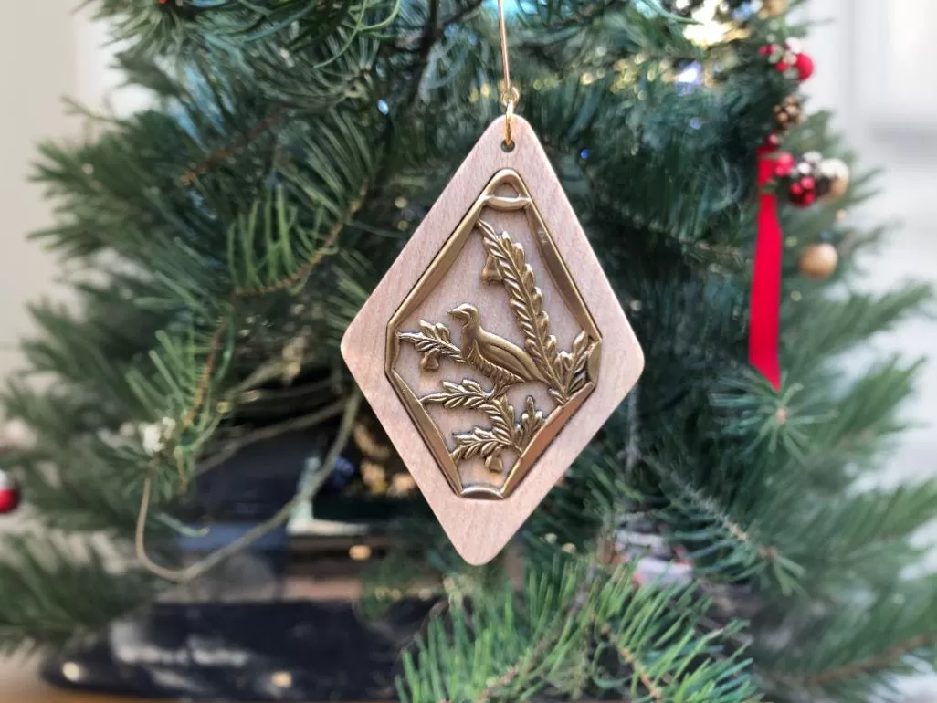 Partridge in a Pear Tree Christmas Ornament