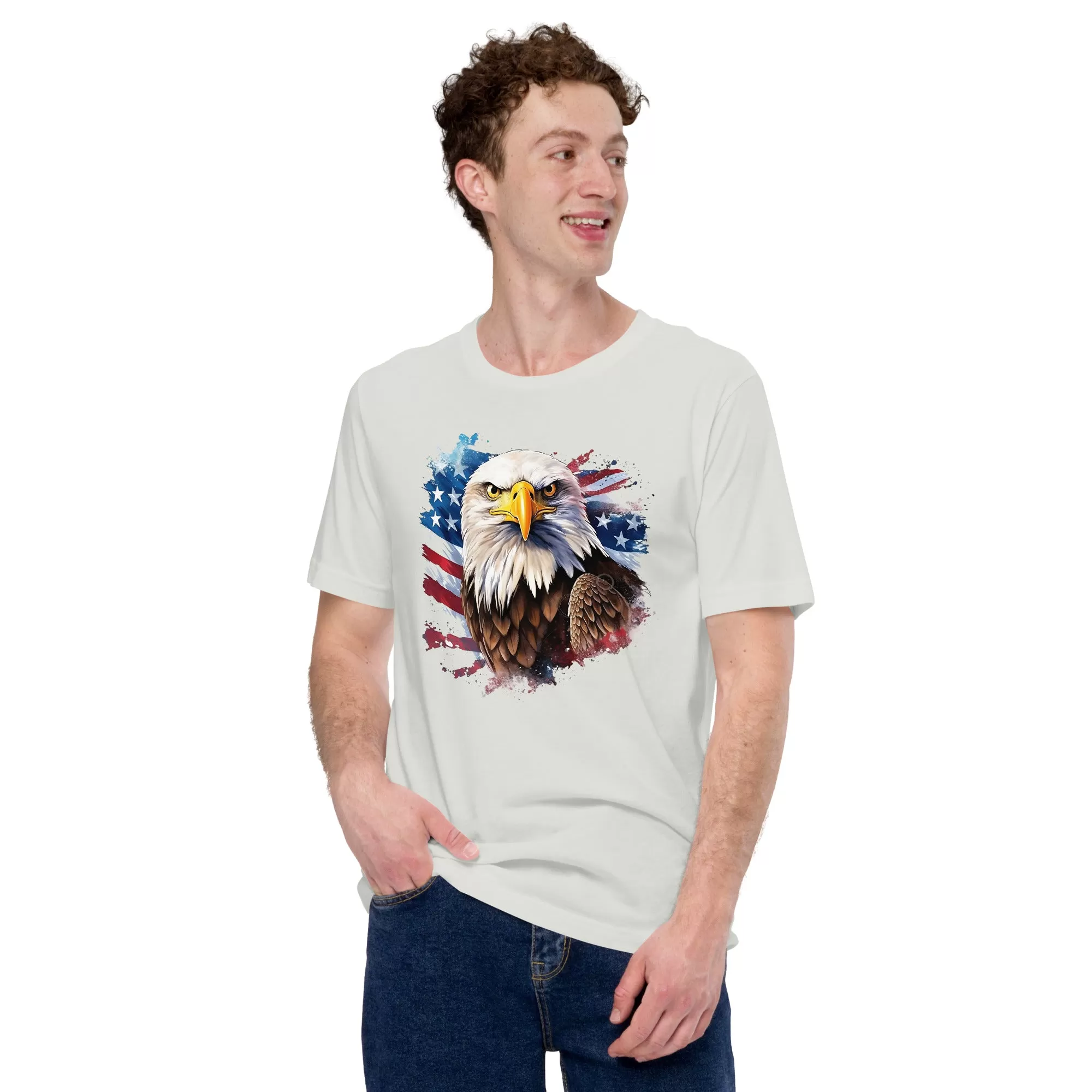 Patriotic American Eagle T-shirt