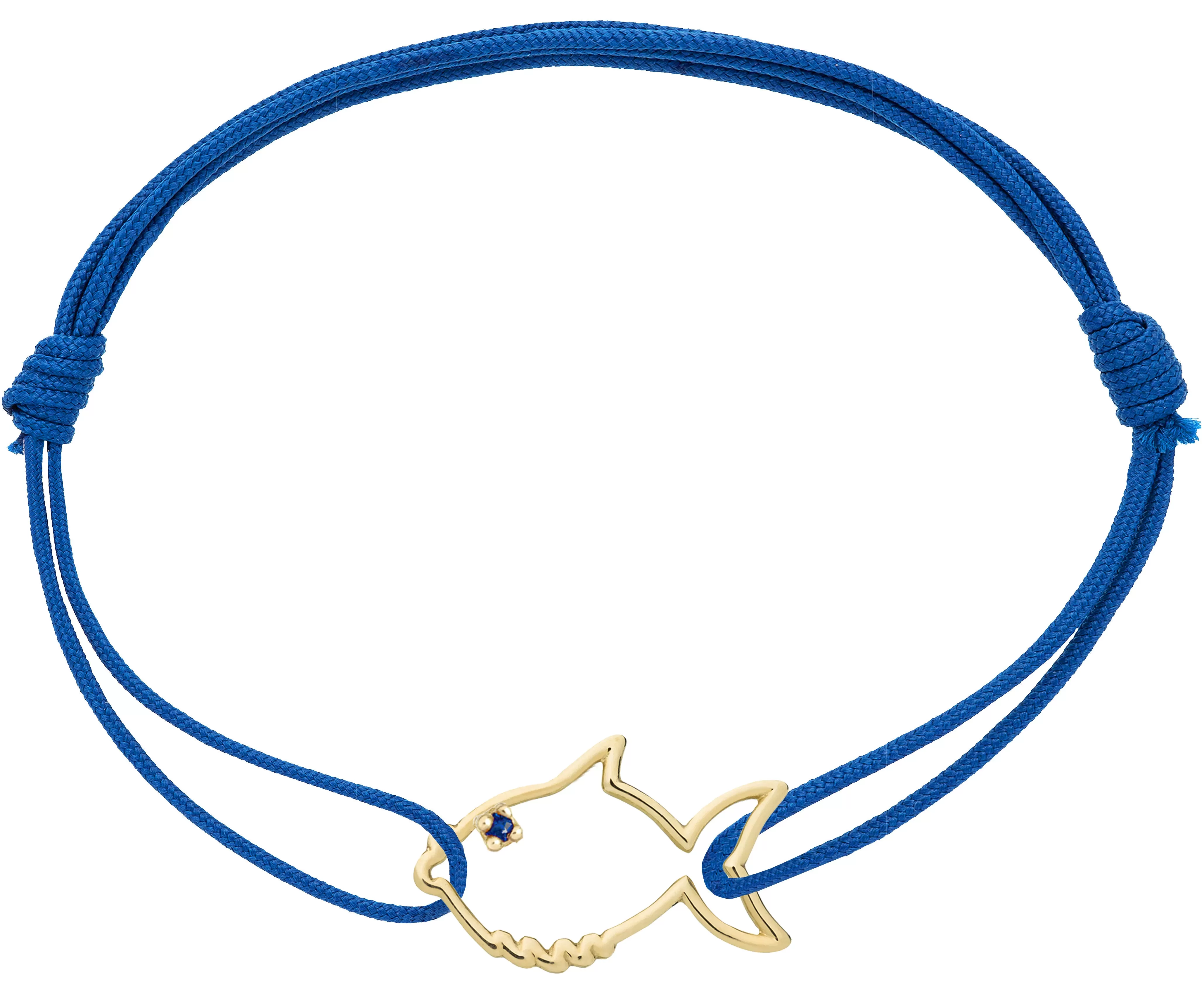 PECECITO ZAFIRO AZUL CORD BRACELET