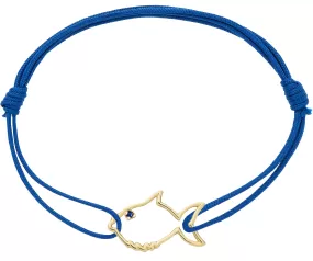 PECECITO ZAFIRO AZUL CORD BRACELET