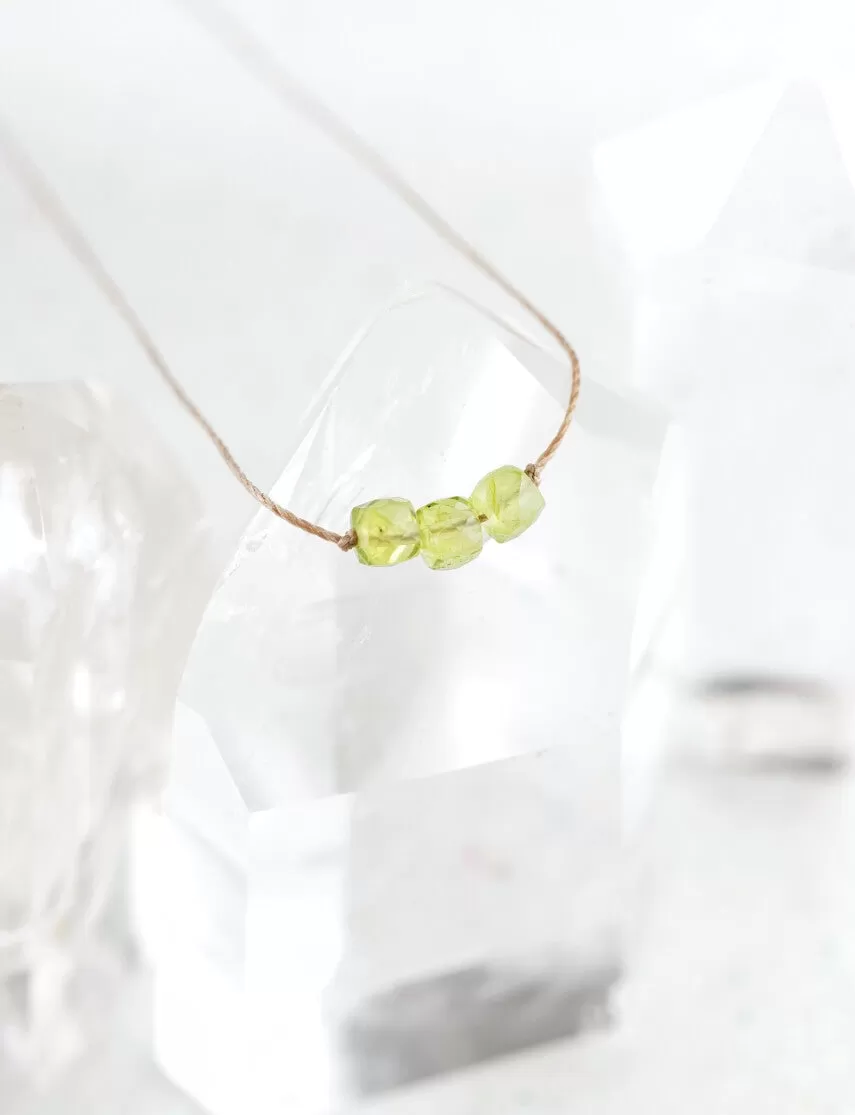 Peridot August Birthstone Necklace