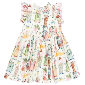 Pink Chicken - Leila Dress - Circus Animals