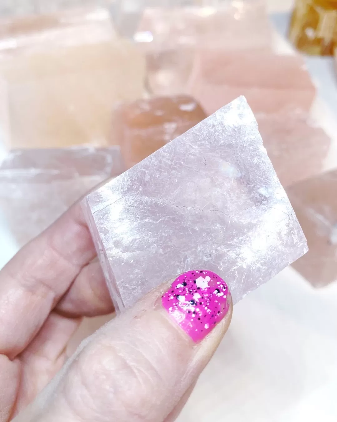 Pink Optical Calcite