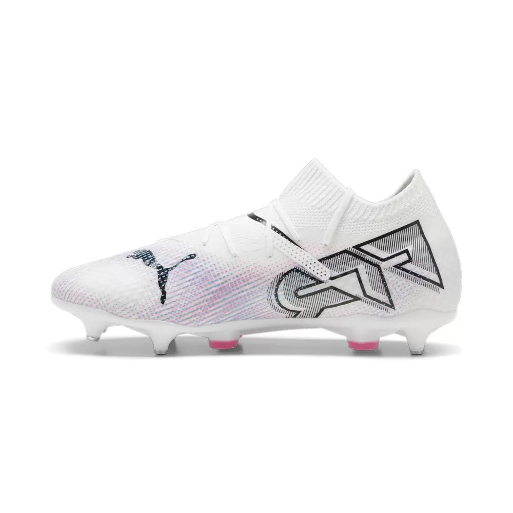 Puma Future 7 Pro MxSG Football Boots (White/Black/Poison Pink)