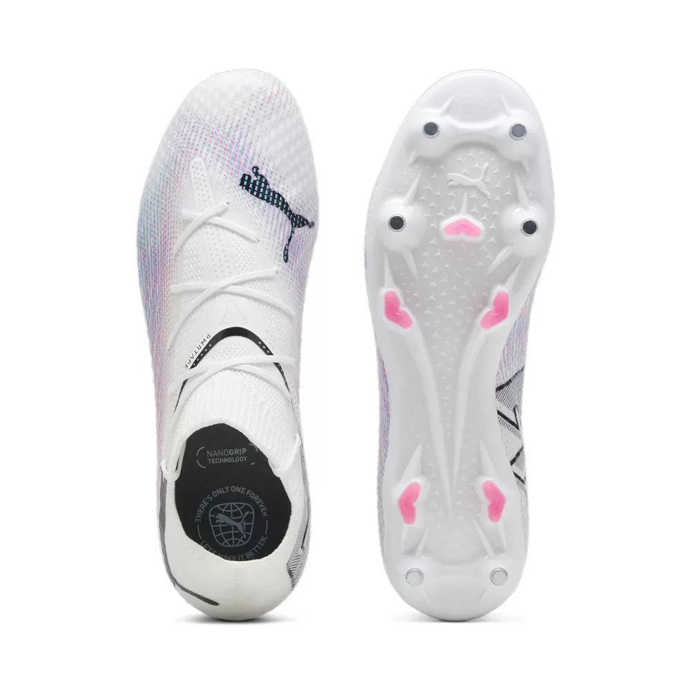 Puma Future 7 Pro MxSG Football Boots (White/Black/Poison Pink)