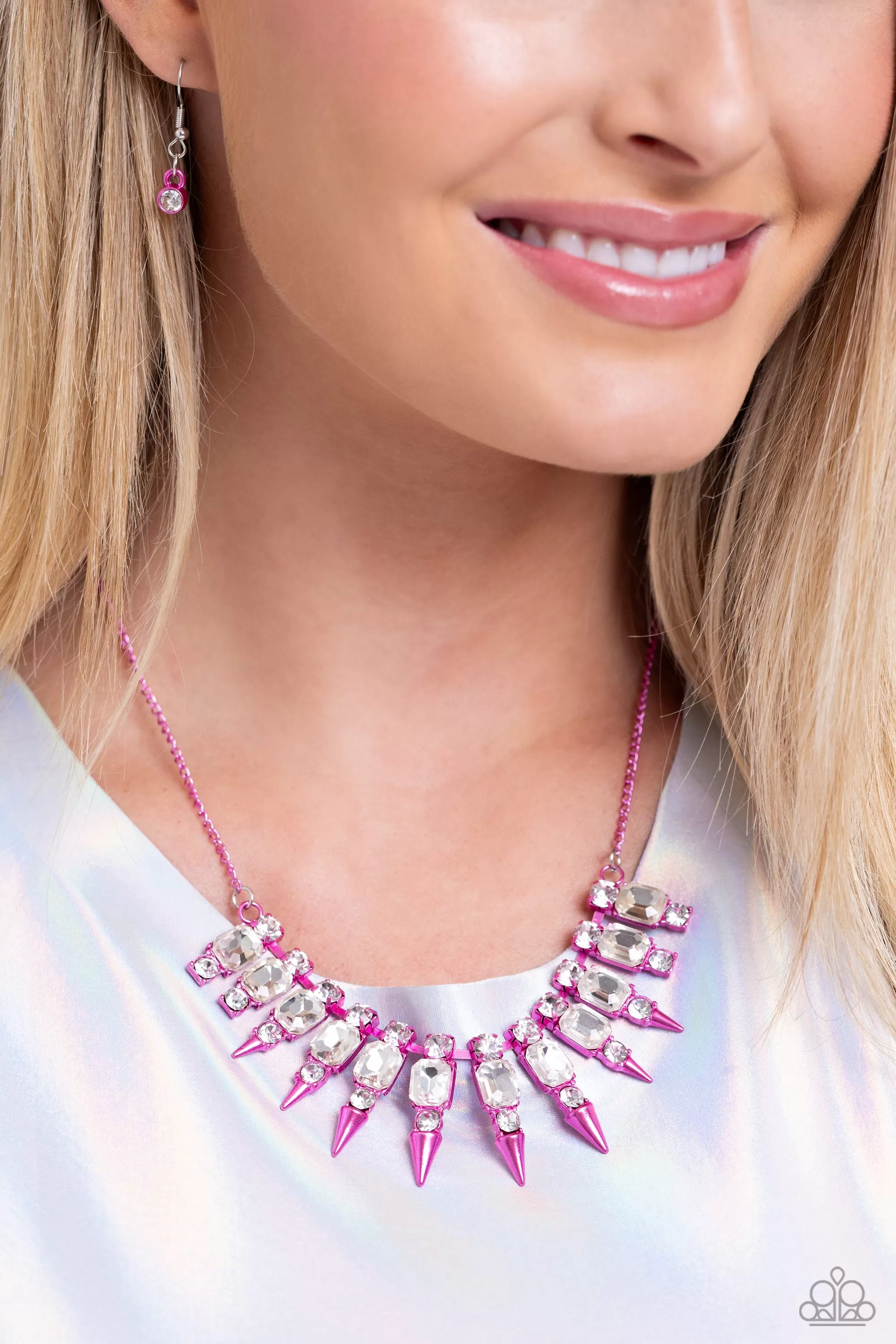 Punk Passion - Pink Necklace