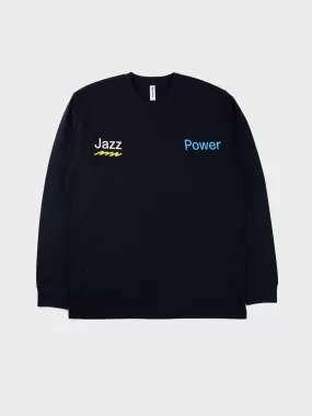 Reception Jazz LS T Shirt - Dark Navy