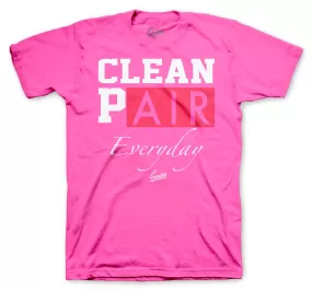 Retro 14 Shocking Pink Shirt - Clean Pair - Pink