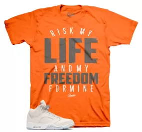 Retro 5 Craft Shirt - My Life - Orange