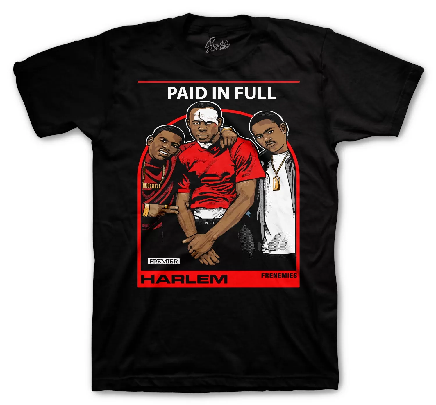 Retro 5 Raging Bull Shirt - Frenemies - Black