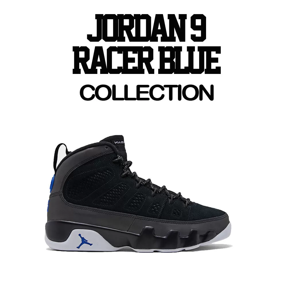 Retro 9 Racer Blue Jacket - Dripping Greatness - Black