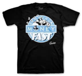 Retro 9 University Blue Blowing Money Fast Shirt