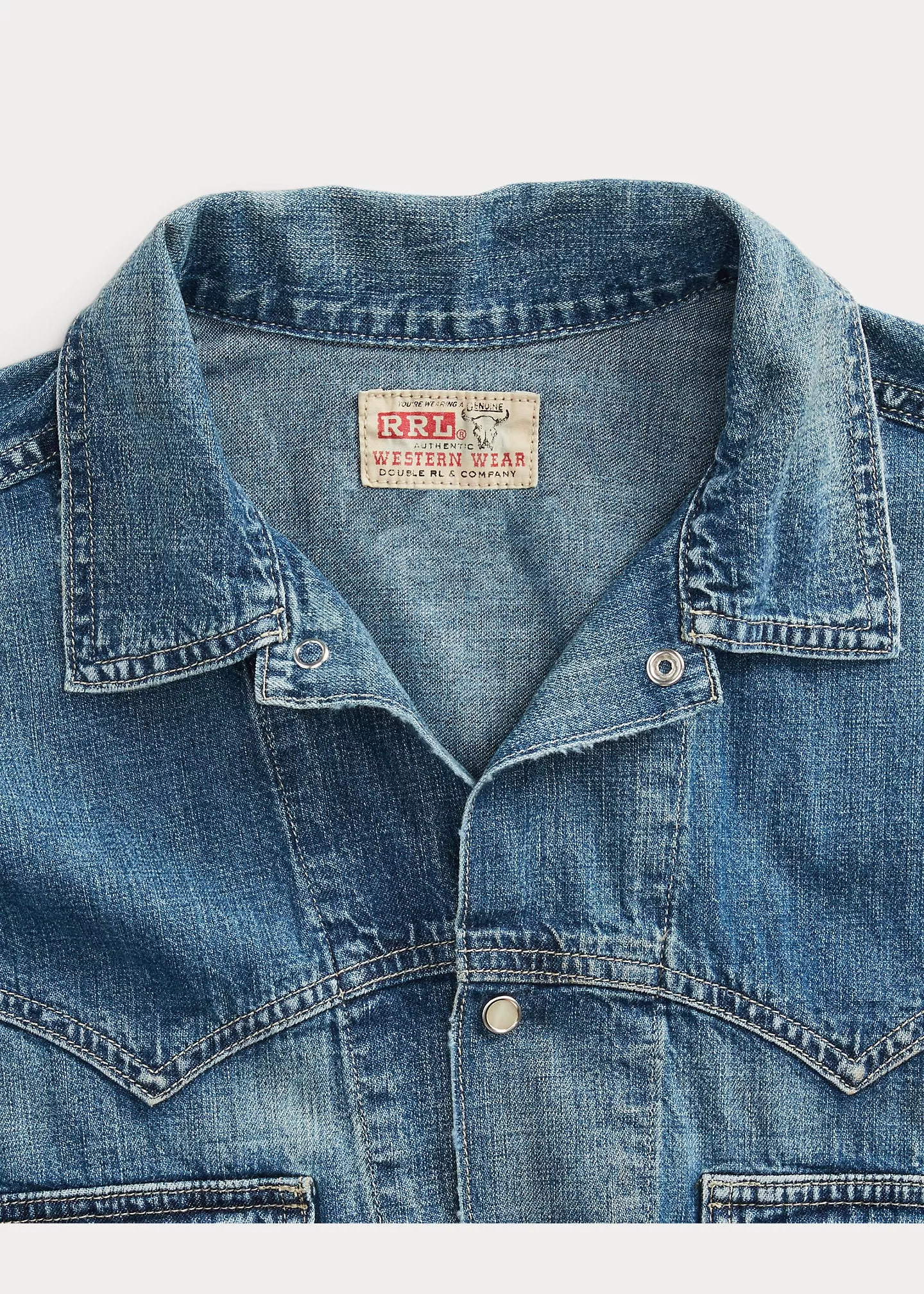 RRL Hewson Indigo Denim Wester Jacket