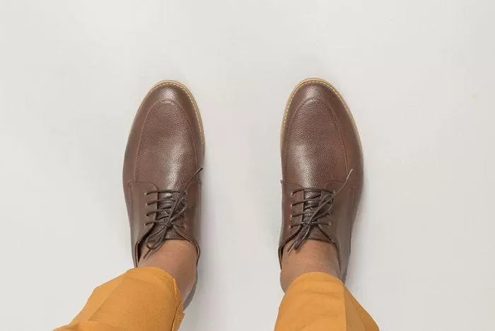 'Sara' Women's Vegan Oxfords by Ahimsa - cognac