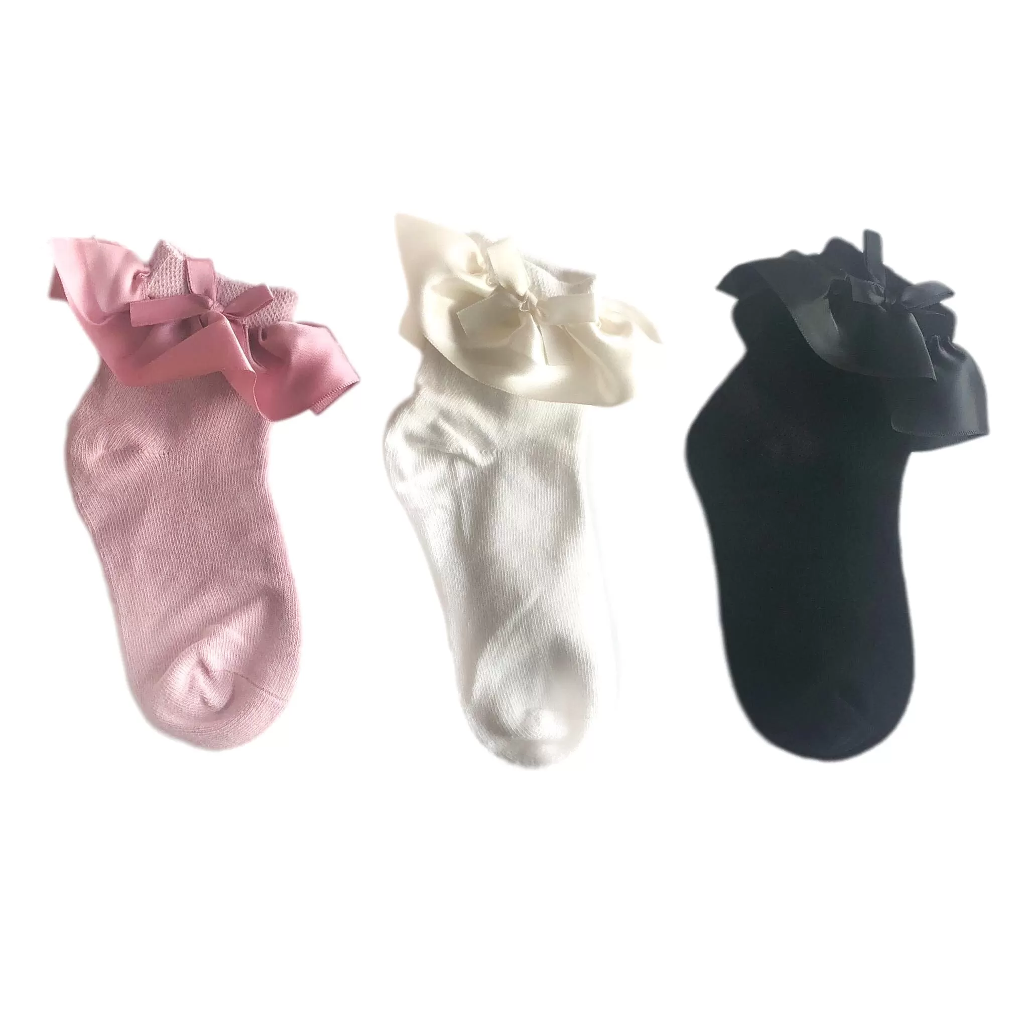 Satin Frilly Socks