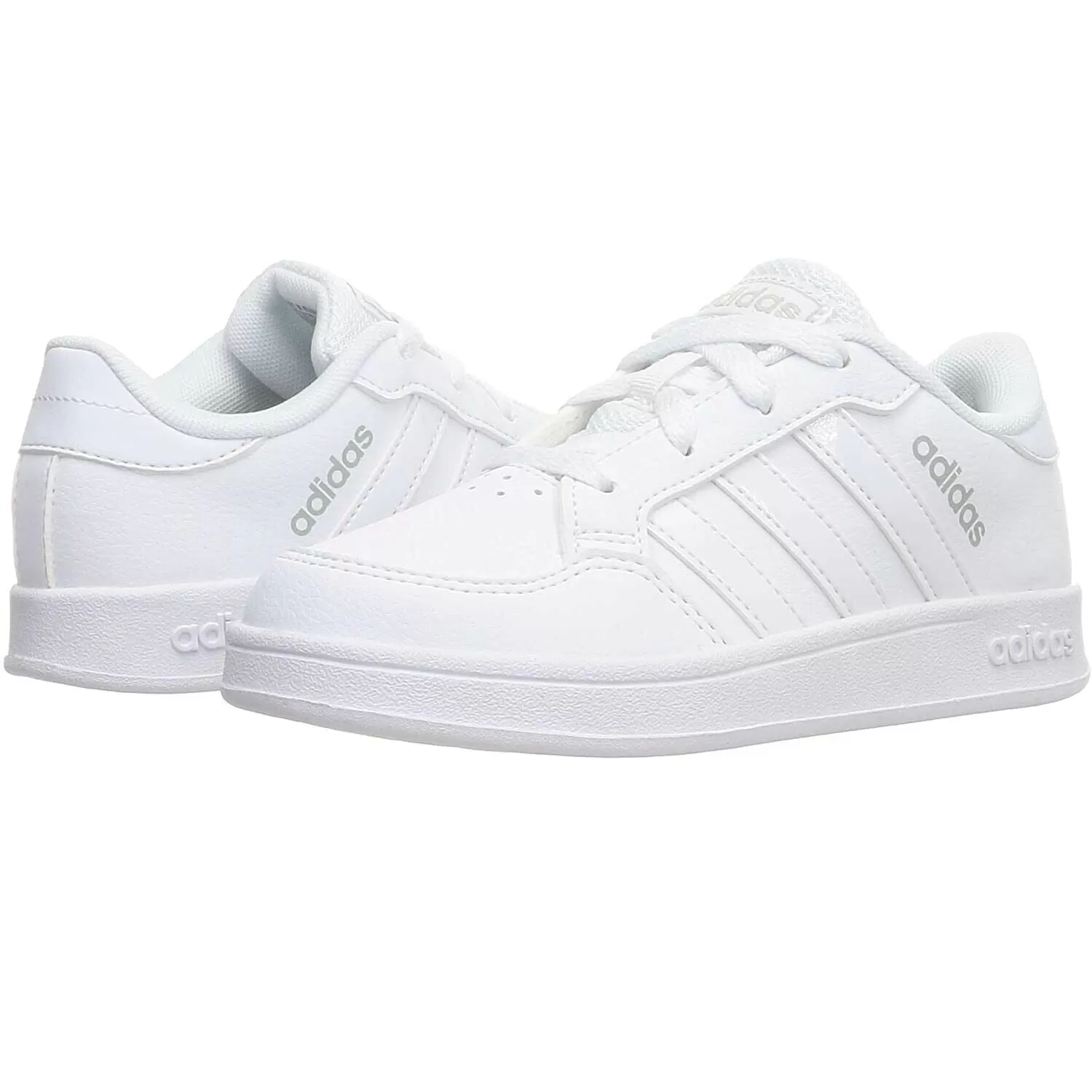 Scarpe sportive Unisex Adulto- Adidas Art. BREAKNET K FY9504 Colore BIANCO