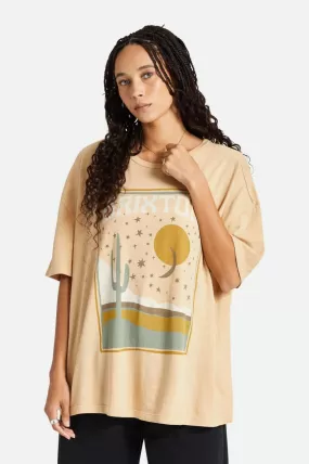 Scenester Oversized Boyfriend Tee - Sesame