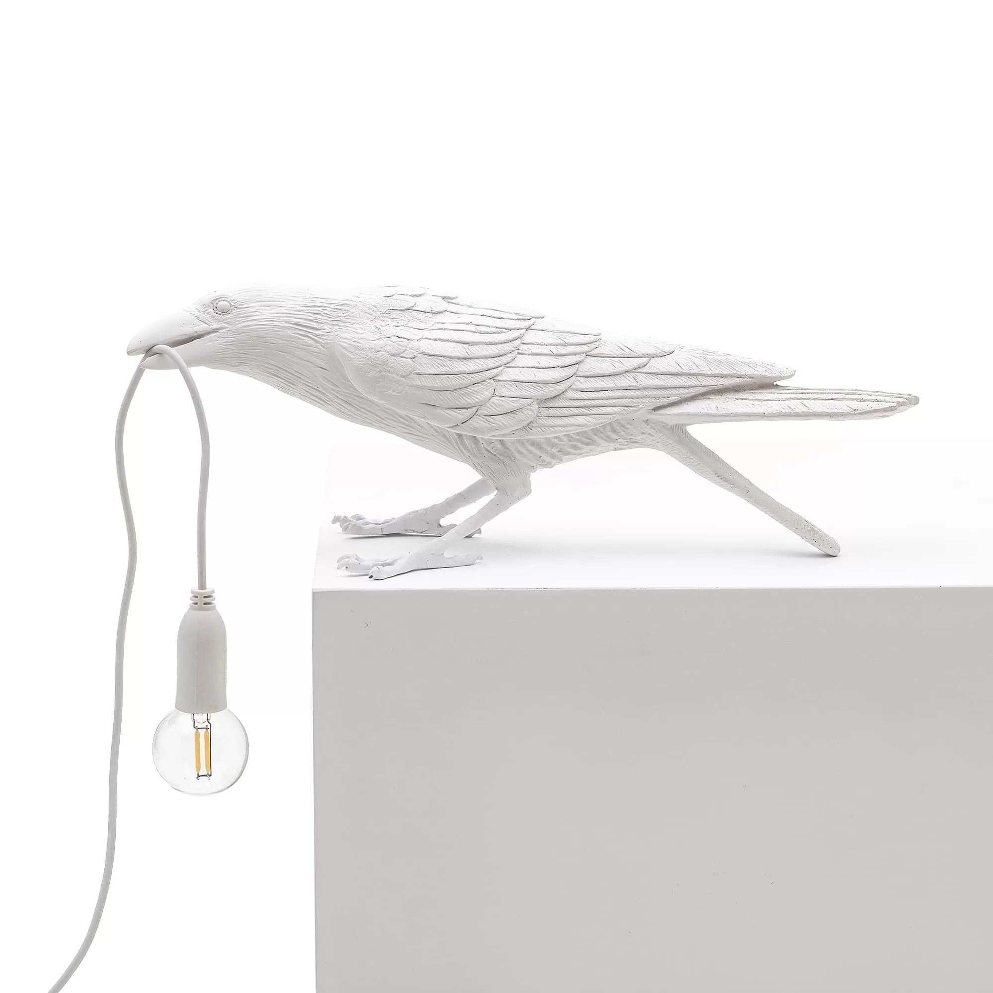 Seletti Bird Lamp Playing White