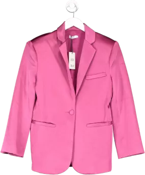 SLA the label Pink Oversized Blazer UK XXS