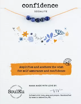 Sodalite Big Wishes Necklace for Confidence