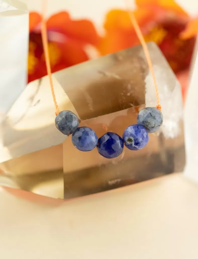 Sodalite Big Wishes Necklace for Confidence