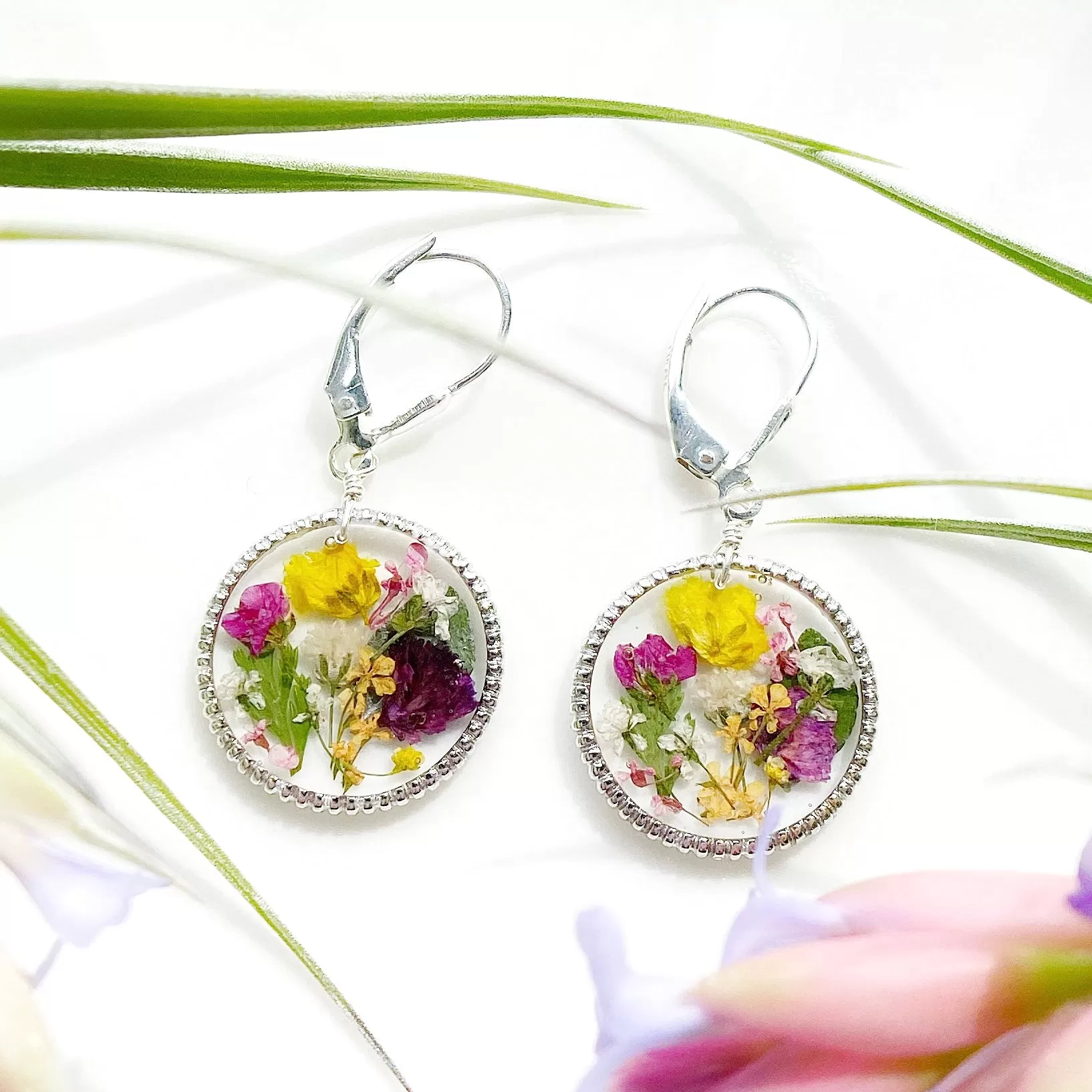 Spring Flower Garden Earrings - BG 31