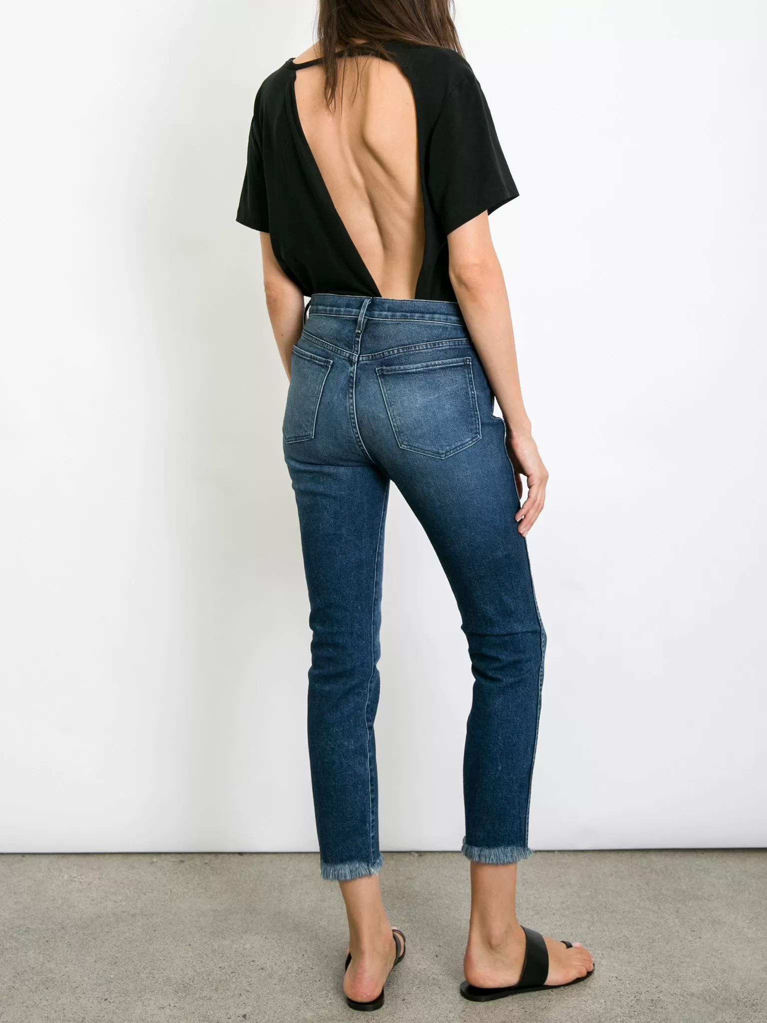 Straight Authentic Cropped Jeans - Buck