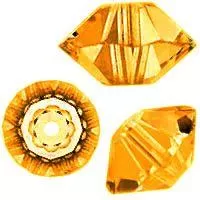 Swarovski 5mm Saucer - Topaz (10 Pack)