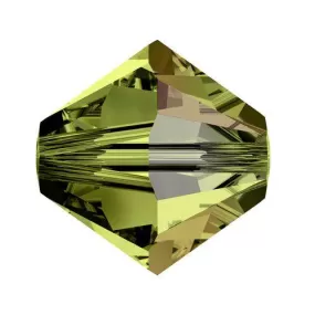 Swarovski 6mm Bicone - Olivine AB (10 Pack) XILION