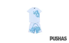 Syna World Logo Short Set 'White Blue' (Australia Exclusive)