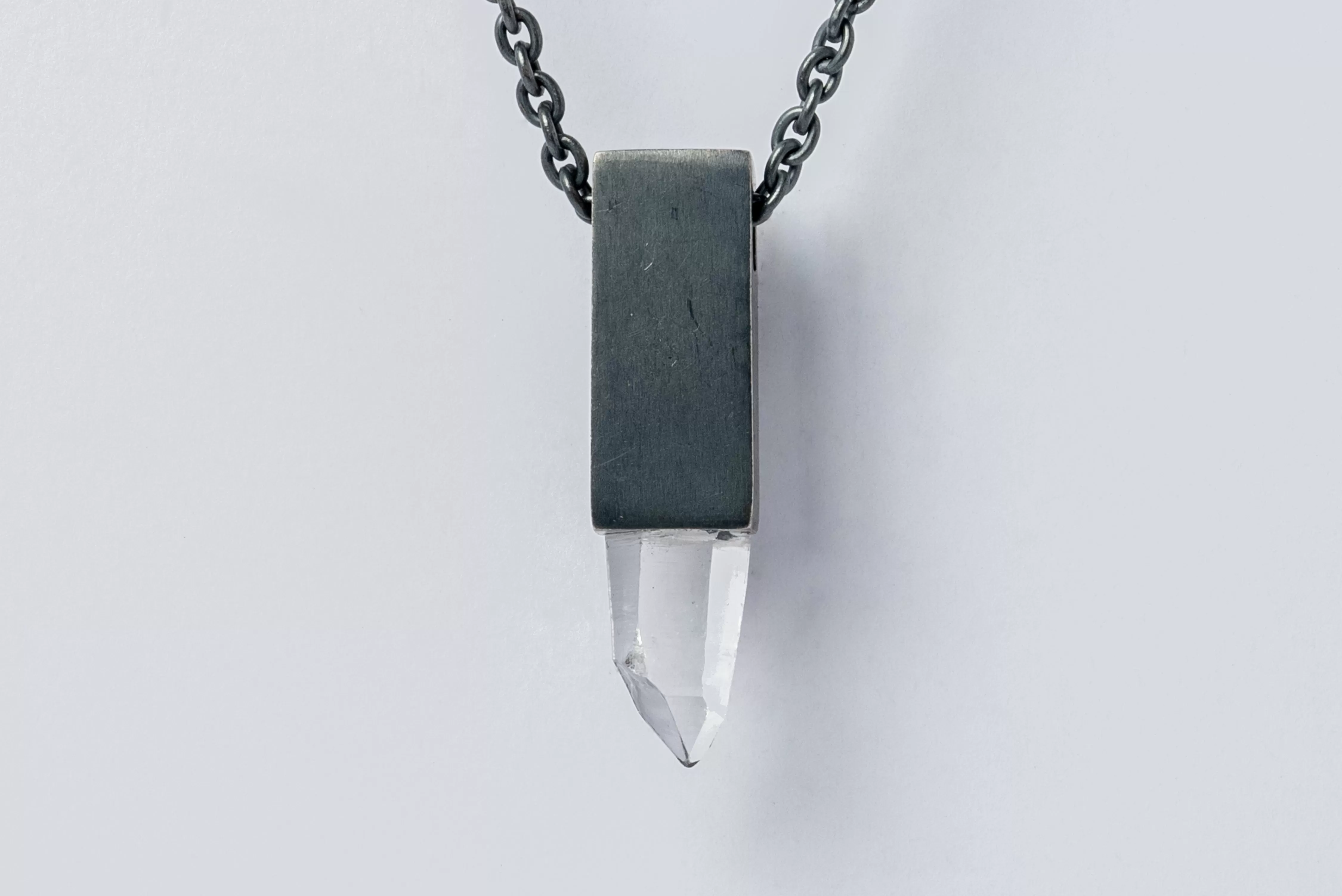 Talisman Cuboid Necklace (Lemurian Quartz, KA LEM)