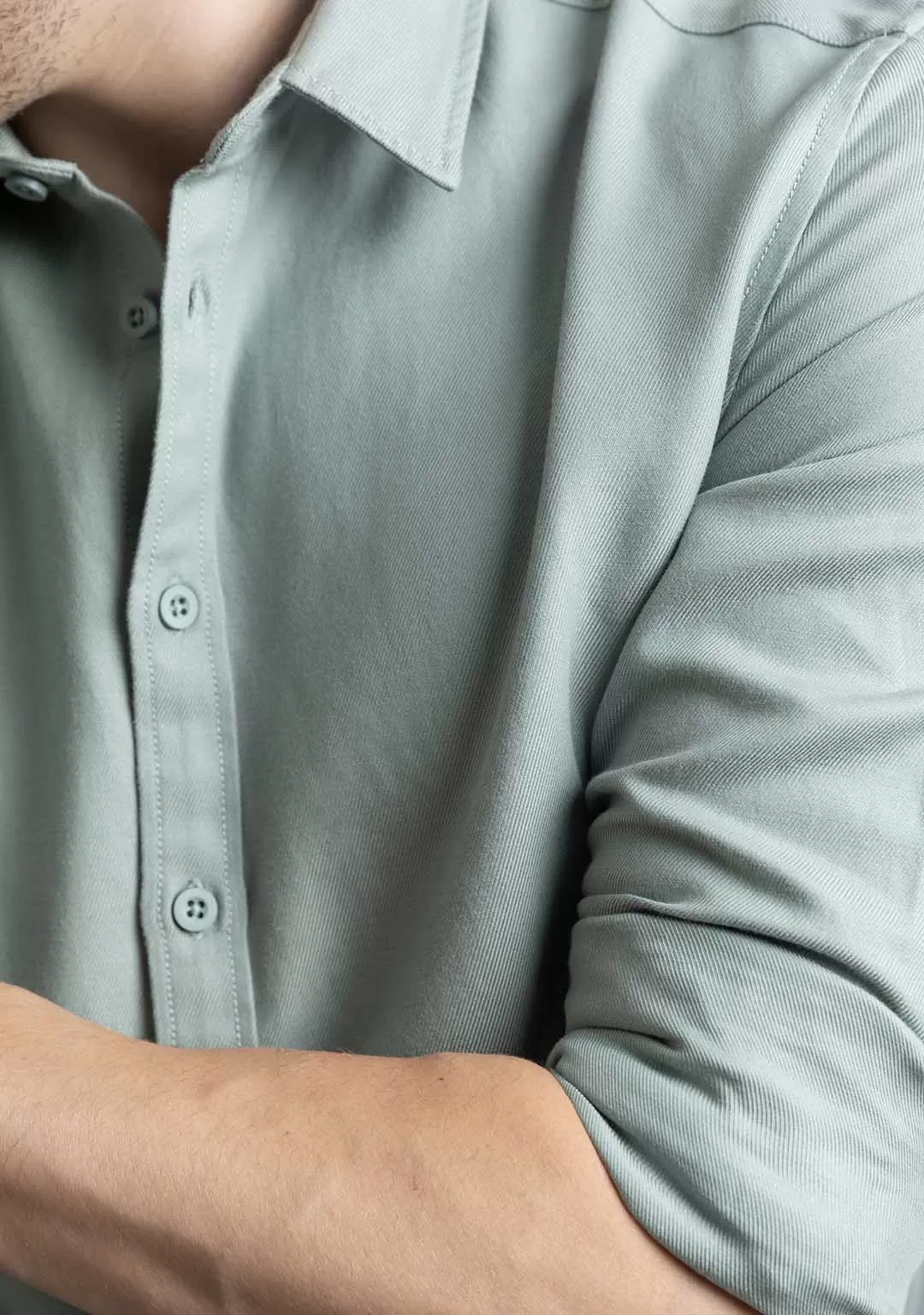 Tencel™ Shirt in Sage Green