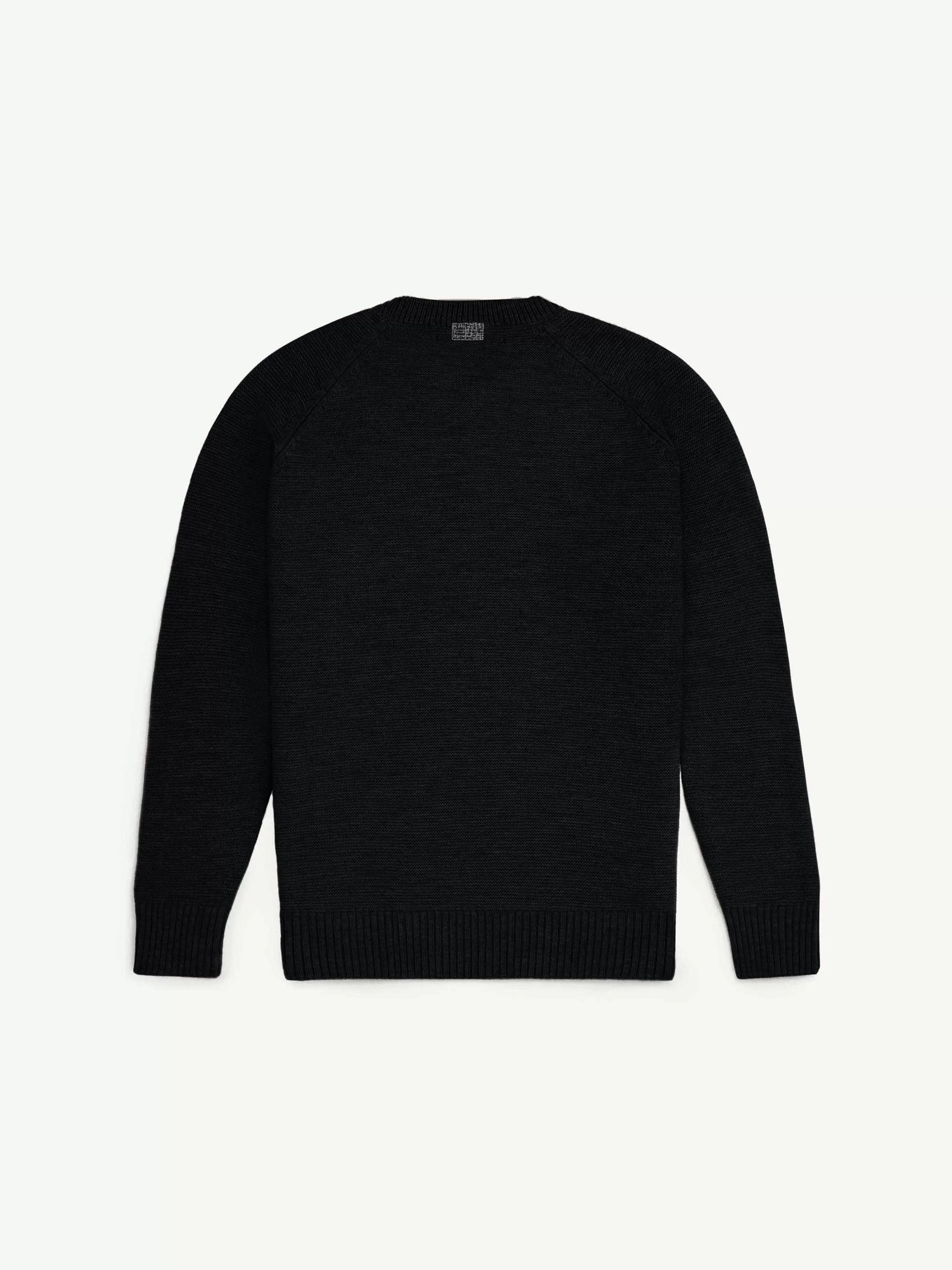 The Crewneck - Anthracite Black