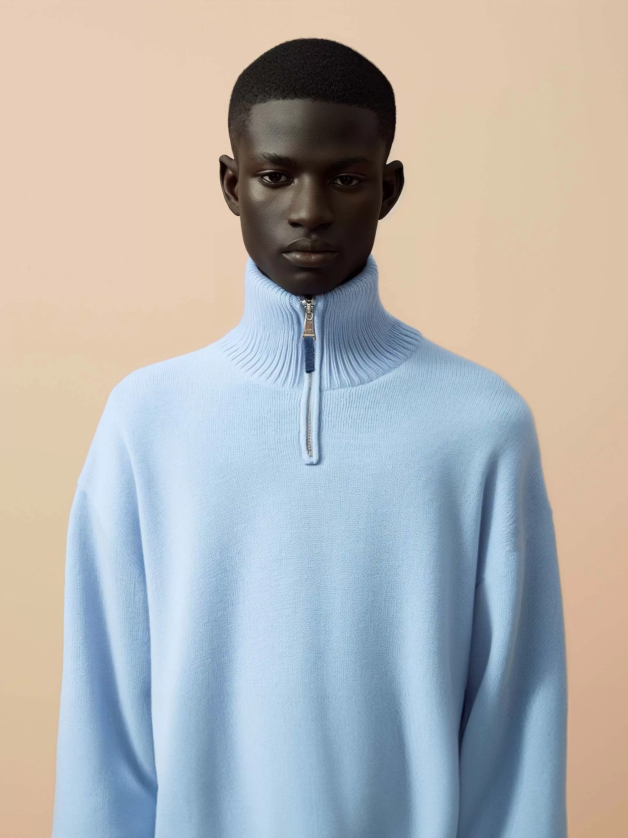 The Half Zip - Cloud Blue