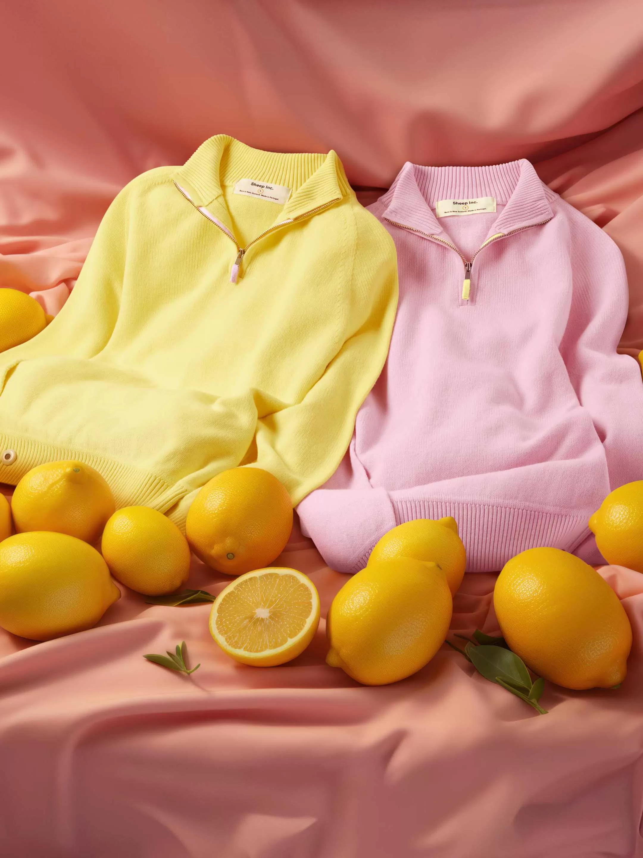 The Half Zip - Lemon Yellow