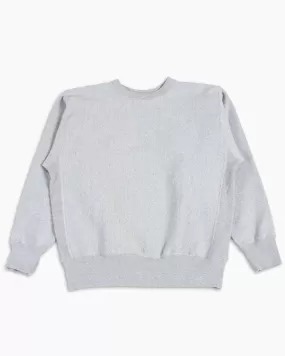 The Real McCoy's MC20114 Heavyweight Crewneck Sweatshirt Medium Grey