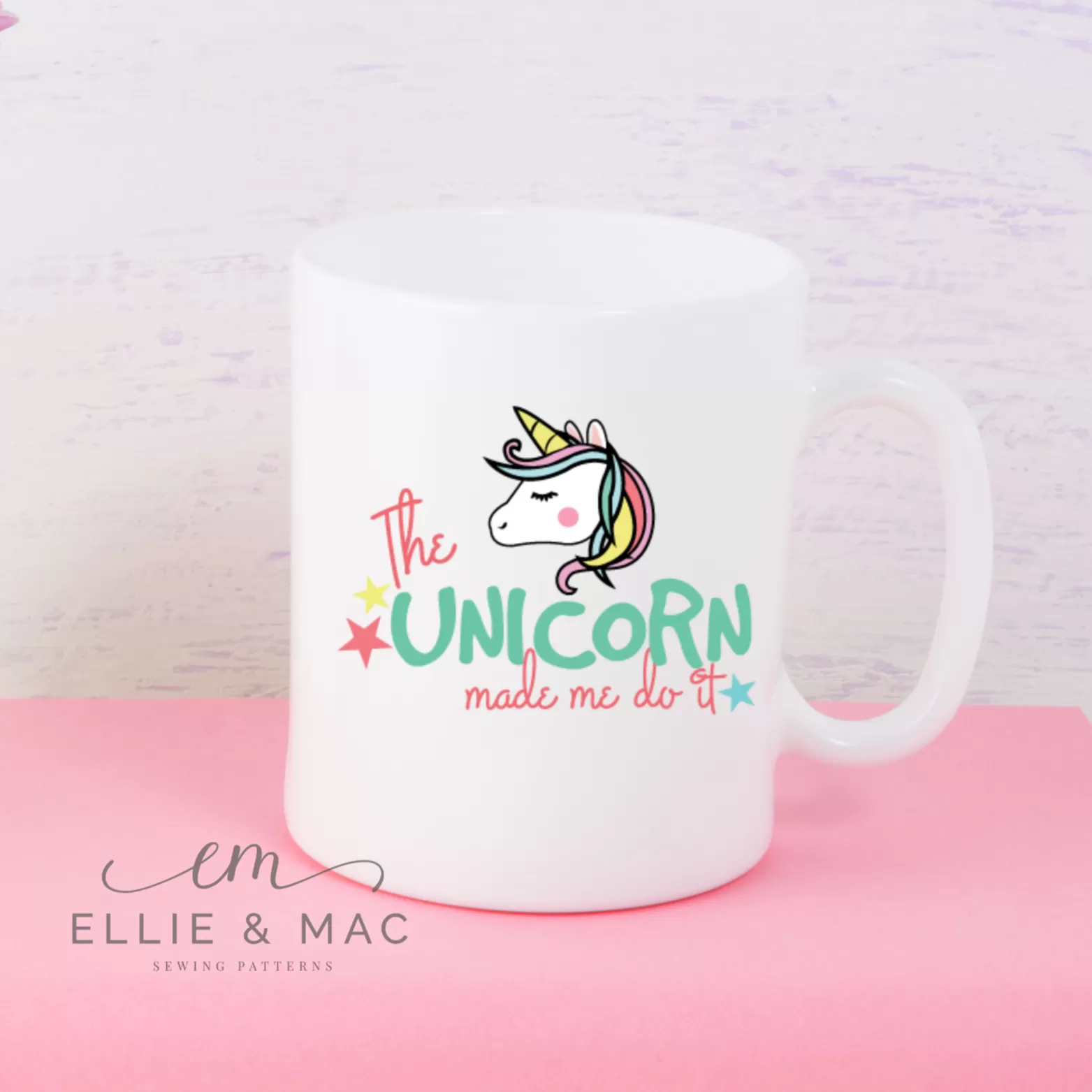 The Unicorn Made Me Do It SVG Cutting File