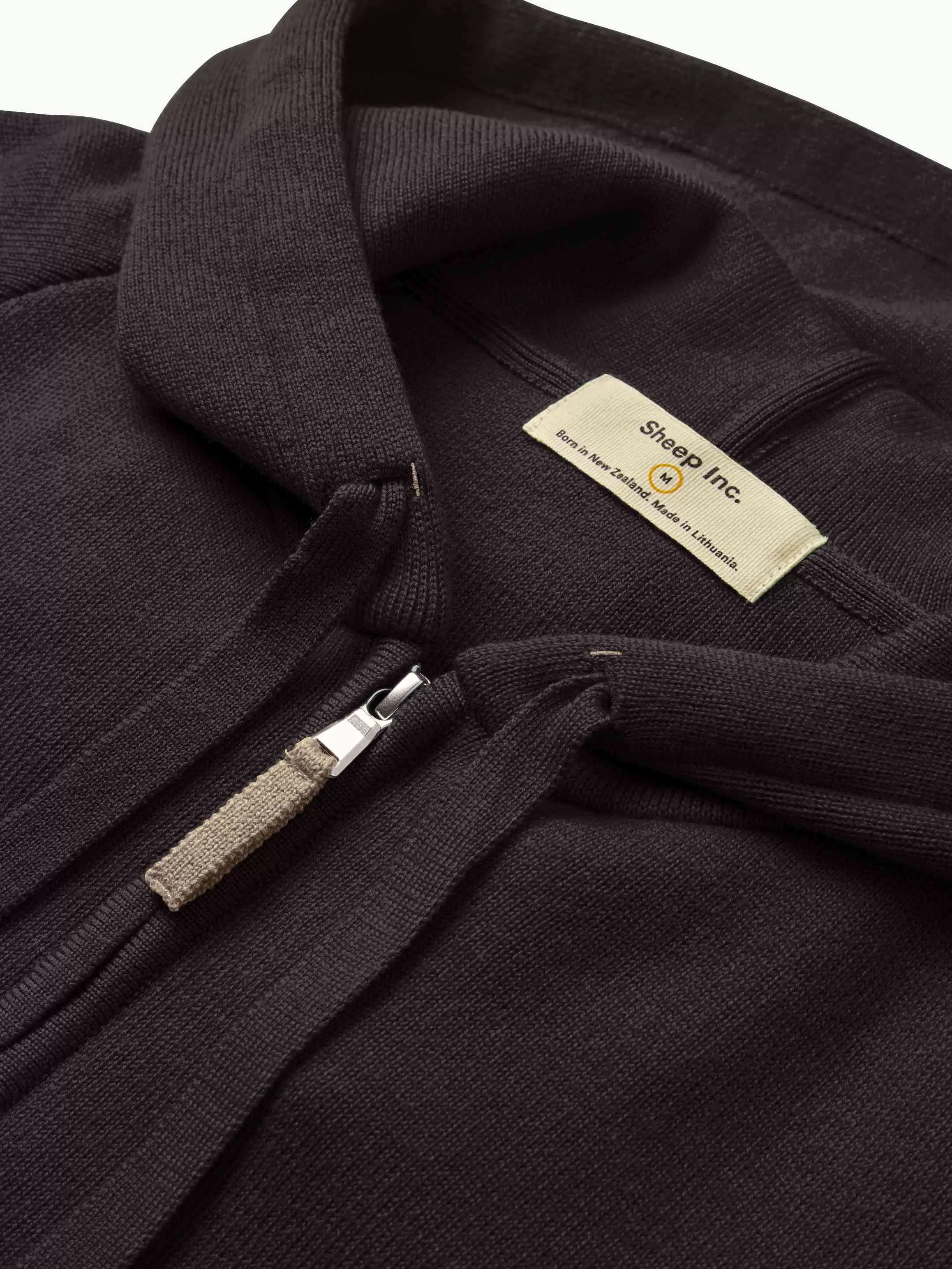 The Zip Hoodie 2.0 - Anthracite Black