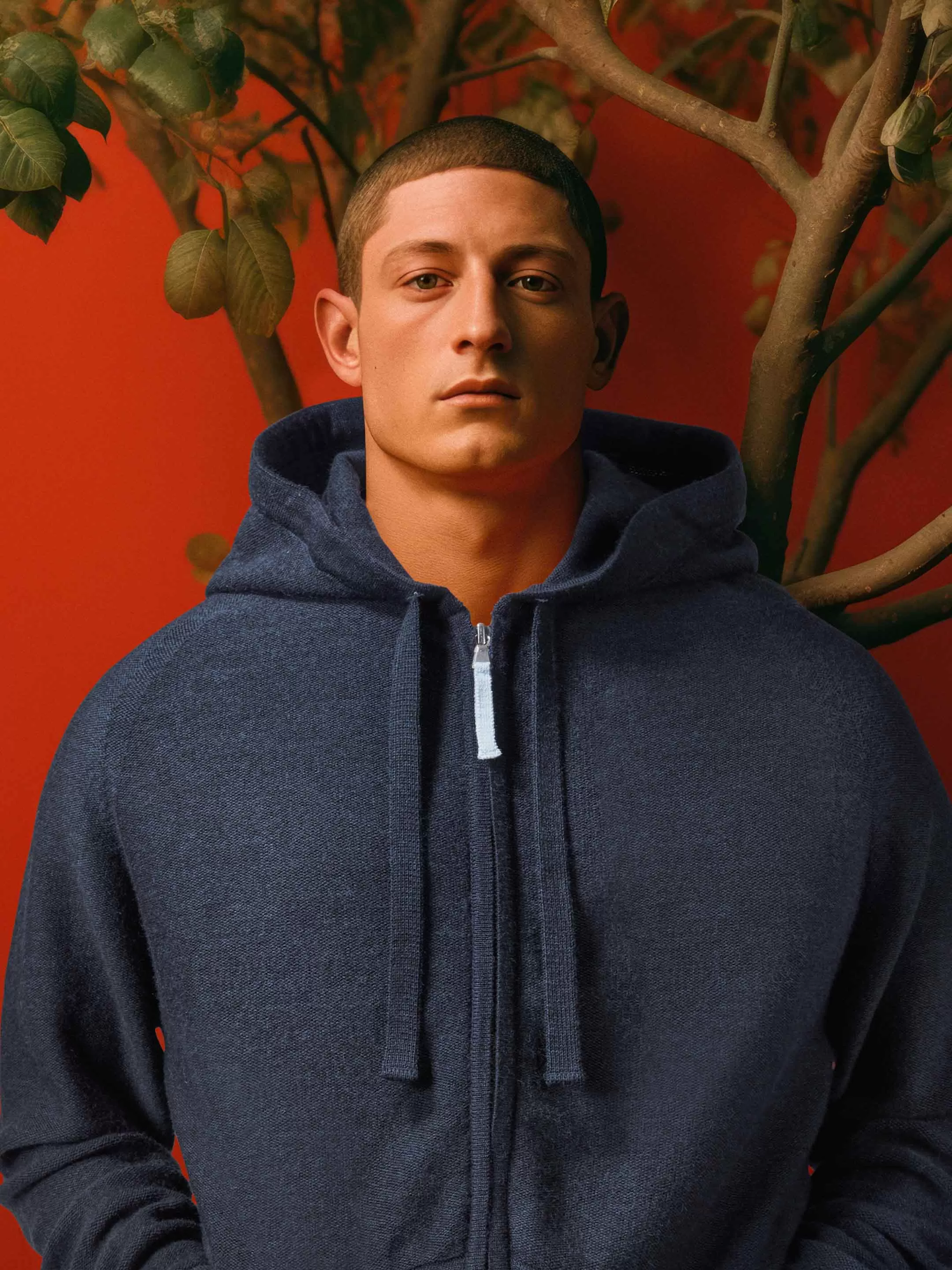 The Zip Hoodie - Pacific Blue