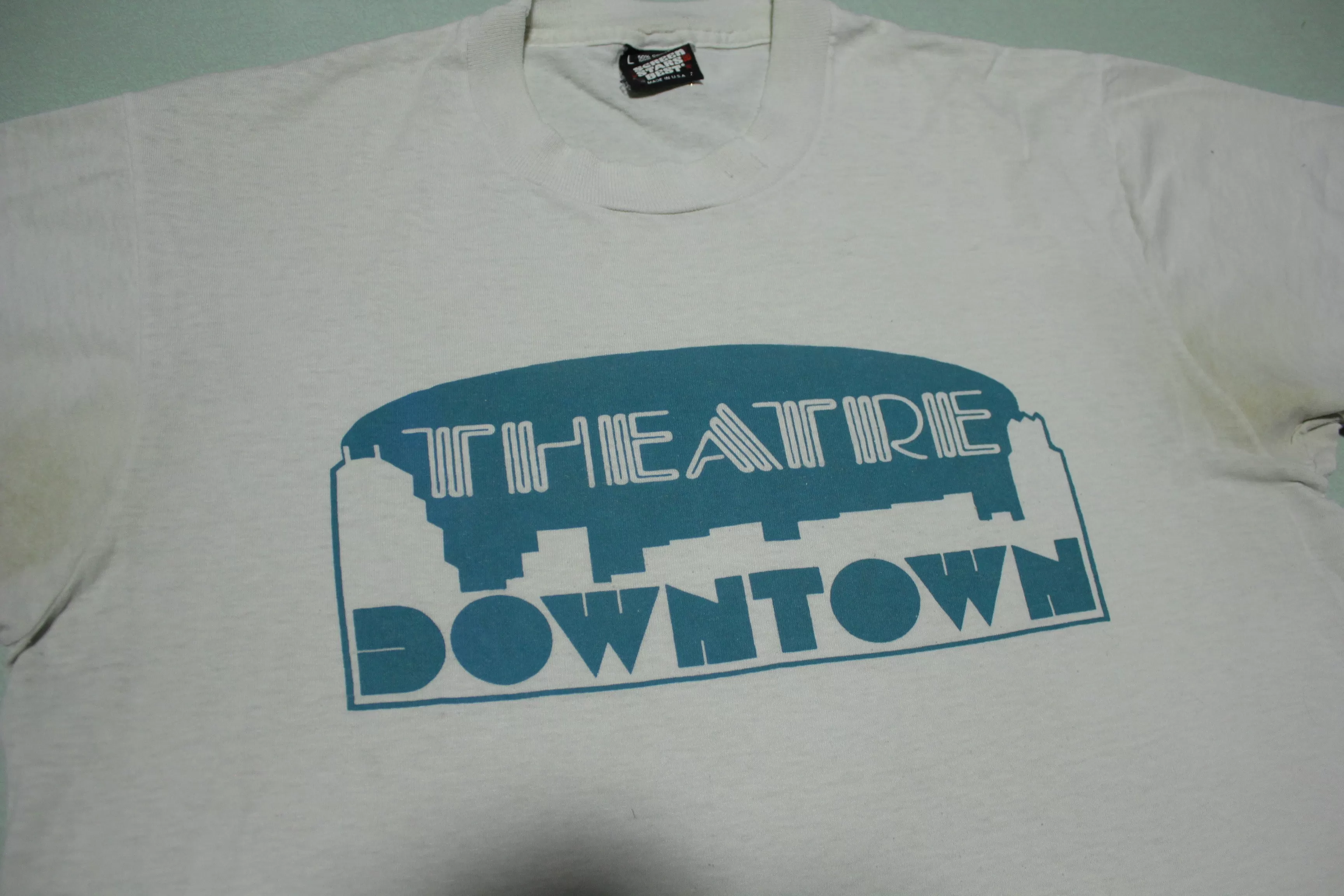 Theater Downtown Vintage 80's Screen Stars Single Stitch T-Shirt