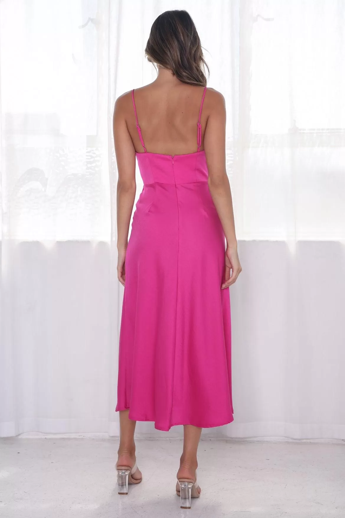 Tiana Dress - Fuchsia