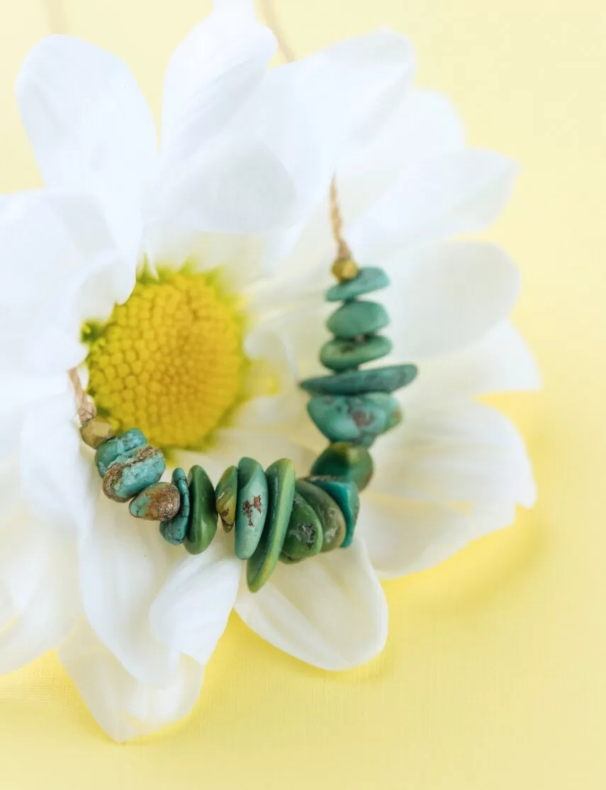 Turquoise Seed Necklace for Friendship