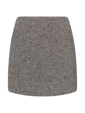 Twill Mini Skirt