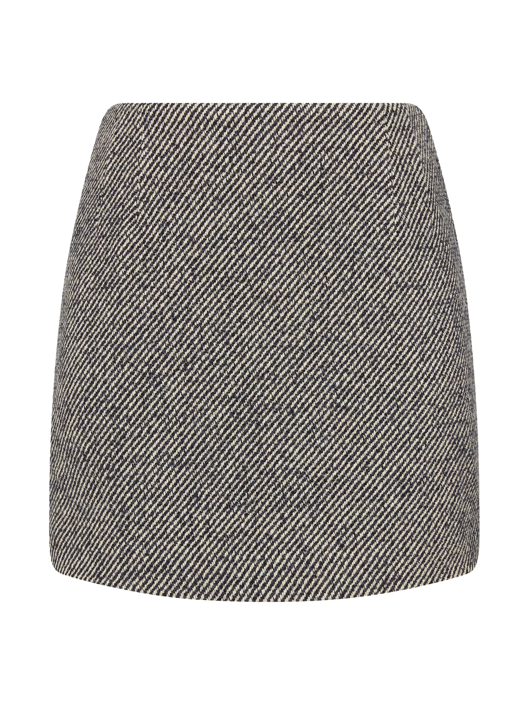 Twill Mini Skirt