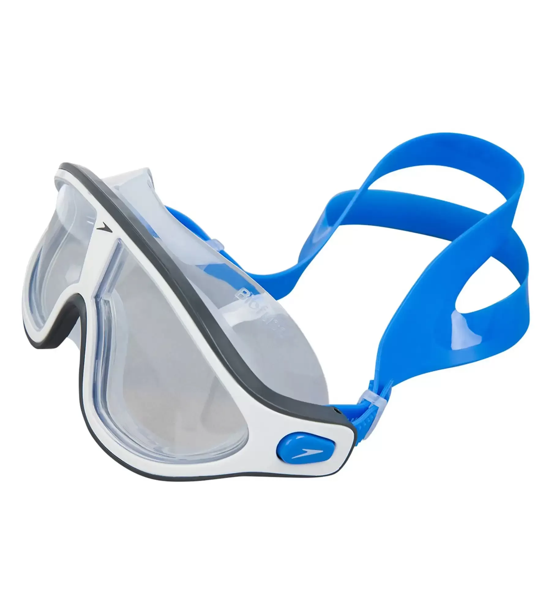 Unisex Adult Rift Clear-Lens Swim Goggles - Bondi Blue & White