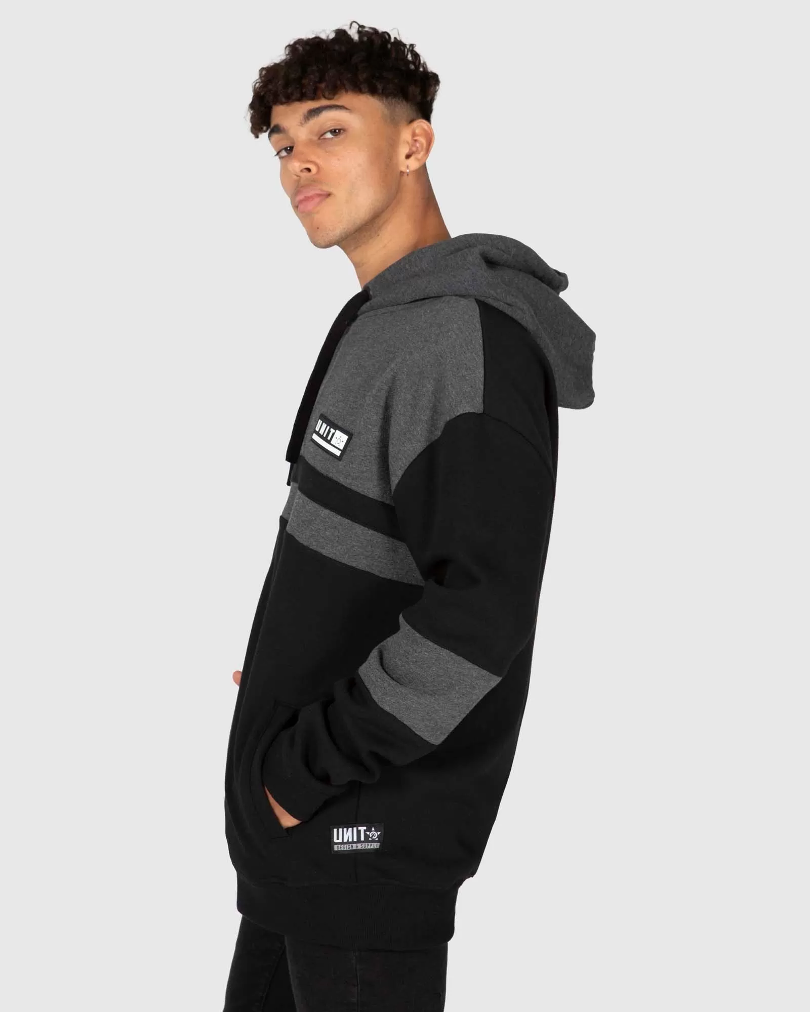 UNIT Plaza Mens Zip Thru Hoodie