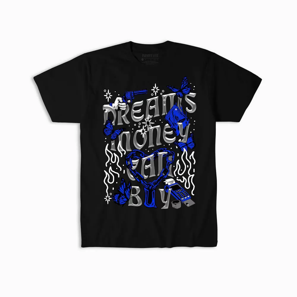 UNLIMITED TEE BLACK/ROYAL