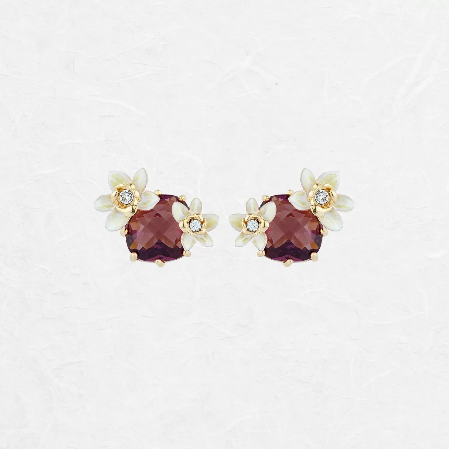 Vanilla Flower Earrings