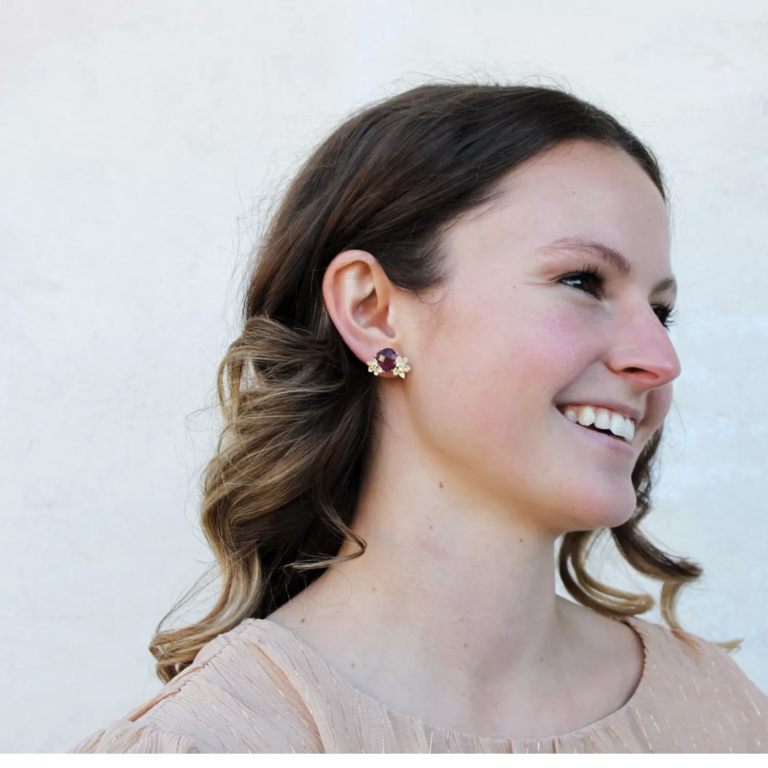 Vanilla Flower Earrings