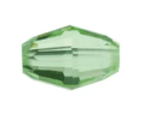 Vintage Swarovski 9x6mm Football - Chrysolite (1 Piece)